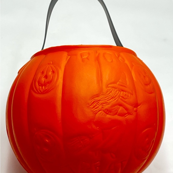 RENZI Corp 2 vintage blow mold no. 800 HALLOWEEN trick or treat buckets VINTAGE - Picture 4 of 12